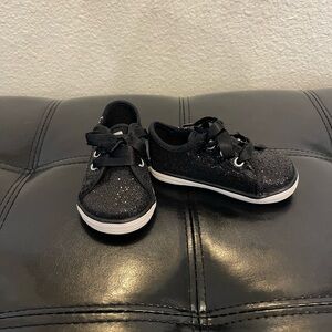 Keds Kids Black Sparkle Sneakers